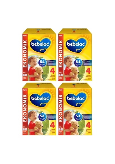 4 Devam Sütü 800 Gr 1 Yaş X 4 Adet-kofre