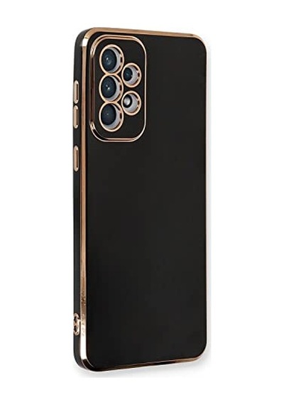 A53 5g Için Kılıf Olive Plated Siyah Galaxy A53 5g İle Uyumlu Kılıf - Siyah Diğer