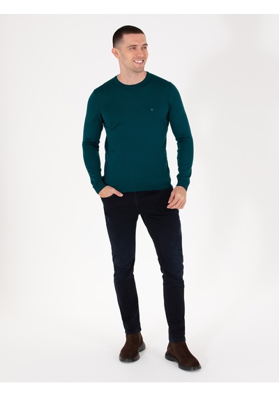 Pierre Cardin Erkek Yeşil Kazak /triko 50257301-vr054 Yeşil