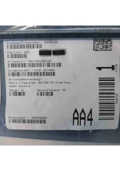 Max232ecse Soıc16 Entegre 3 Adet