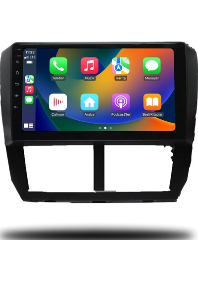 Subaru Forester 2008-2012 8+256 Gb Uyumluandroid Carplay Multimedya Sistemi Yazılımsal 9"