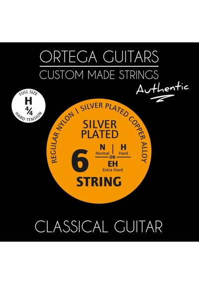 Ortega NYS44H Regular Nylon Set Klasik Gitar Teli (Hard Tension 0