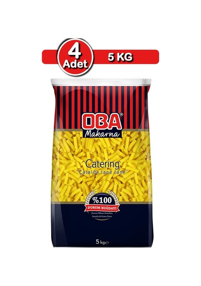 Oba Makarna Kalın Kesme 4 x 5 KG