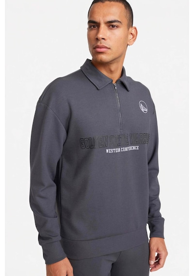 Defacto Nba Golden State Warriors Boxy Fit Polo Yaka Skuba Dalgıç Kumaş Sweatshirt F6974ax26spar191 Antrasit-ar191 Defacto Nba Golden State Warriors Boxy Fit Polo Yaka Skuba Dalgıç Kumaş Sweatshirt F6974ax26spar191 Antrasit-ar191