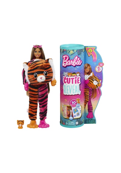 Barbie Cutie Reveal Bebekler Barbie Tropikal Orman Serisi - Kaplan HKP99