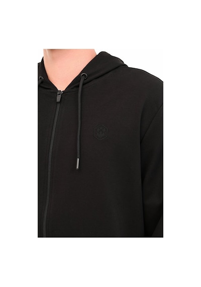 Lescon Lumberjack 5w Mb Sn72 Fz Hod 5pr Fermuarlı Sweatshirt Siyah