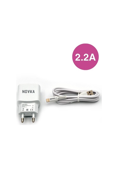 Novka NVK07 Lightning Uyumlu 2.2 A Şarj Cihazı