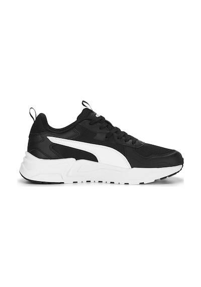 Puma Trinity Lite Erkek Sneaker Spor Ayakkabı Siyah Beyaz