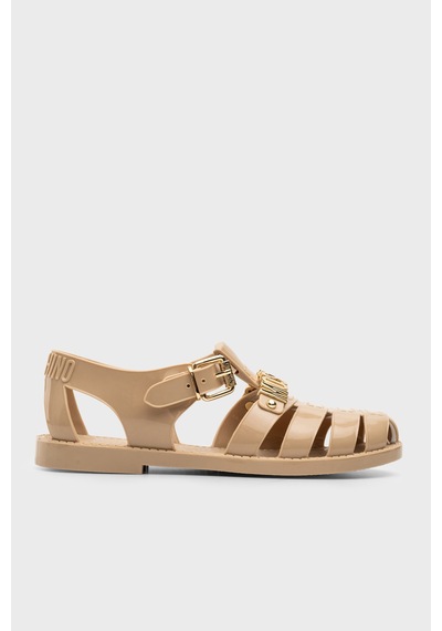 Moschino Bayan Sandalet Ma16501g1o261mpm21104 Bej