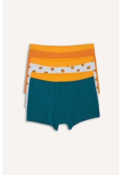 Defacto Desenli Penye 3lü Boxer Erkek Çocuk H5942a826smwt34 Beyaz-wt34
