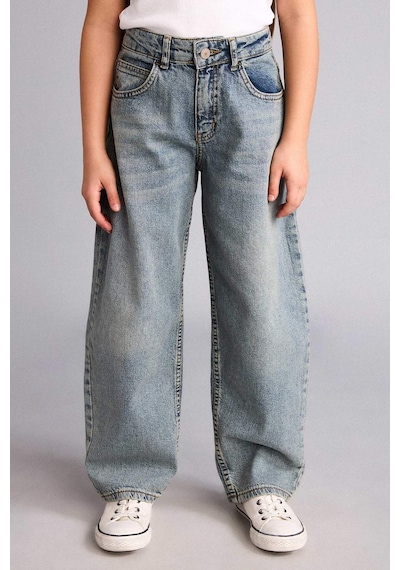 Defacto Baggy Fıt Jean Pantolon Kız Çocuk H6075a826spnm28 Mavi-nm28