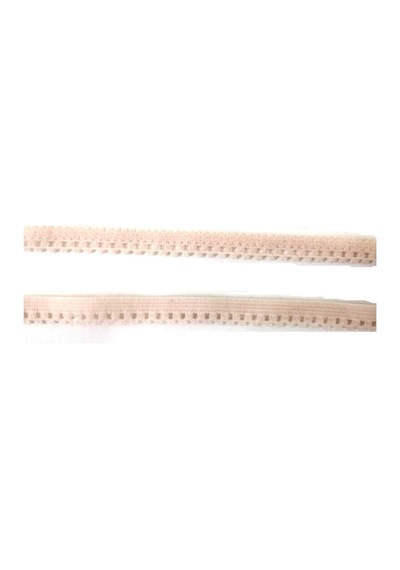 Lastik açık pembe faredişi desenli 8mm- 5mt  iç çamaşır Lastiği 1