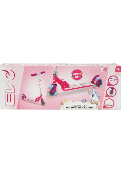 Nessiworld Evo 2 Tekerlekli Katlanabilir Unicorn Inline Işıklı Scooter