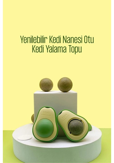 Kedi Avokado Yalama Topu Kedi Nanesi