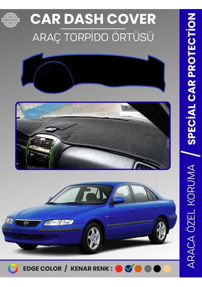 Mazda 626 1987-1991 Torpido Örtüsü Ön Panel Halısı Torpido Koruma Özel Kesim Kaymaz Hızlı Montaj - 788 Stiloto
