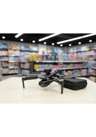 Kumandalı Hd Wifi Kameralı 100 Mt Menzilli Çantalı Katlanır Oyuncak Drone Seti