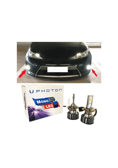 Toyota Auris Led Xenon Sis Farı Ampulü H16 Mono Yeni Seri Beyaz 2012+
