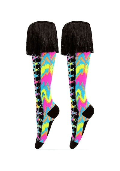 Madmia Rainbow Tie Dye Çorap Çok Renkli