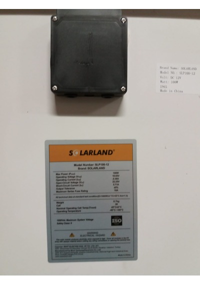 100 Watt Güneş Paneli Solar Panel
