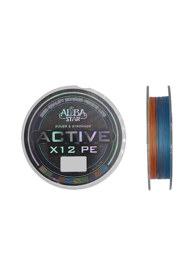 Albastar Active 12x 0.14mm 150m Multicolor 12 Örgü İp Misina 10.5kg Çeker