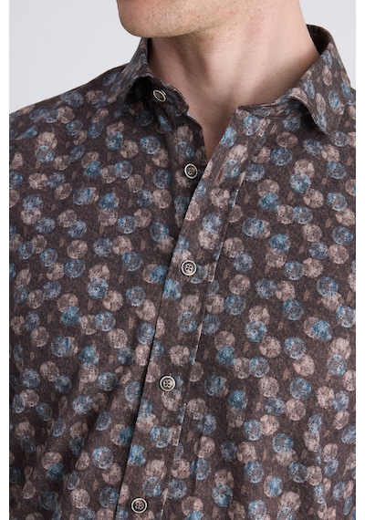 D'S Damat Ds Damat Slim Fit Kahverengi Baskılı %100 Pamuklu Gömlek 3hc0221213271 Çok Renkli D'S Damat Ds Damat Slim Fit Kahverengi Baskılı %100 Pamuklu Gömlek 3hc0221213271 Çok Renkli