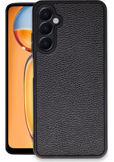 Newface Samsung Galaxy A35 5g Kılıf Aras Deri Kapak - Siyah