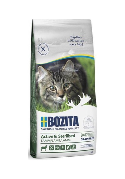 Bozita Active Kuzu Etli Kısırlaştırılmış Yetişkin Kedi Maması 2 KG