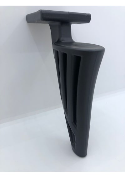Plastik, 16 Cm Mat Siyah Koltuk, Mobilya Ayağı 4 Adet