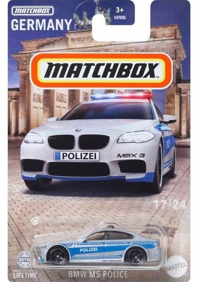 Matchbox Best Of Europe Tekli Arabalar Bmw M5 Polıce Hvv38