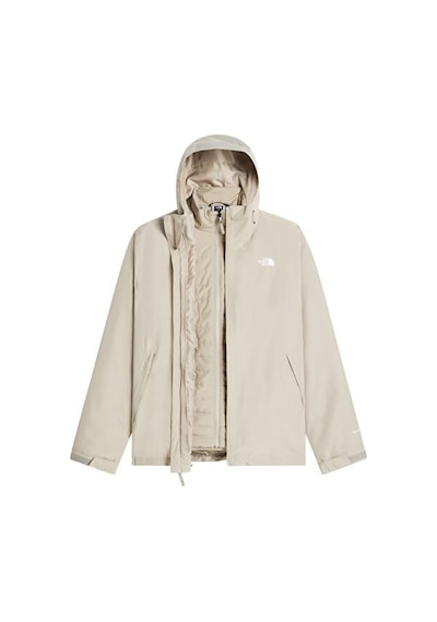 The North Face M Carto Mono Trıclımate Hooded Jacket Erkek Outdoor Montu Nf0a8d1s2mb1 Bej