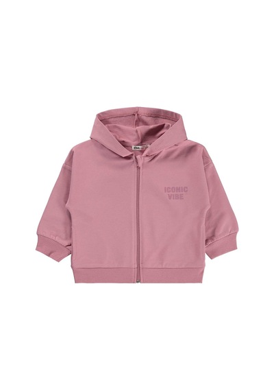 Civil Girls Basic 2-5 Yaş Hırka - Pembe Açık Gül Kurusu