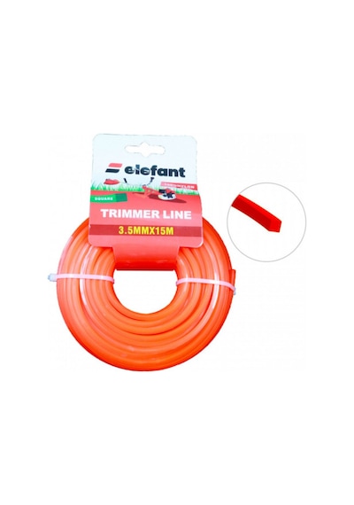 Tırpan Misinası Motorlu Tırpan Kare Misina 3,5mm X 15 Metre