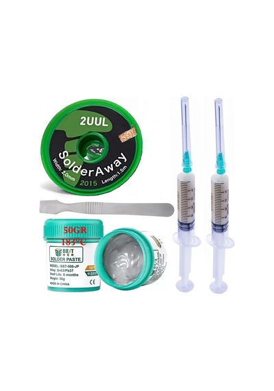 Krem Lehim Best Solder Paste 183 C Sn63/pb37 50gr Flux Lehim Toplama 2uul-2015 Lehim Emme Teli 2,0 Mm Xxl25