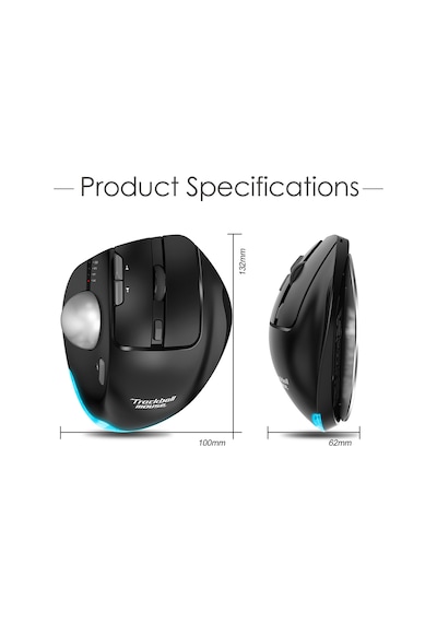 Maiyame Zelotes F-33 Bluetooth 2.4G Kablosuz Oyuncu Mouse