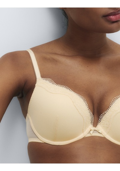 Marks & Spencer Jasmine Dantelli Push Up Sütyen Bej