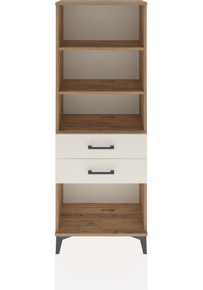 Arges Dolap 3 Raflı 2 Çekmeceli 60x30x163 Çam-aytaşı Atlas Çam