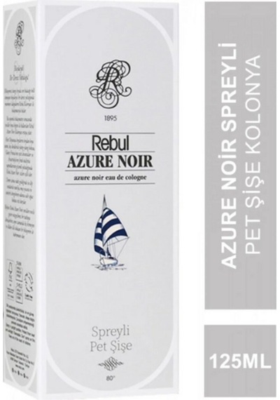 Rebul Azure Noir Sprey Kolonya 12 x 125 ML