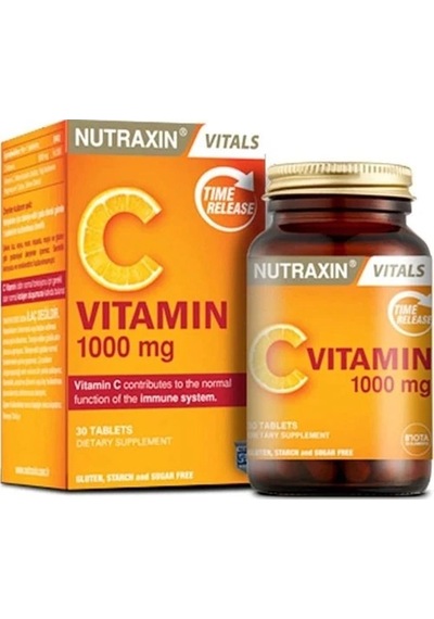 Nutraxin Nutraxın C Vitamin 1000mgx30tblt 1 Paket