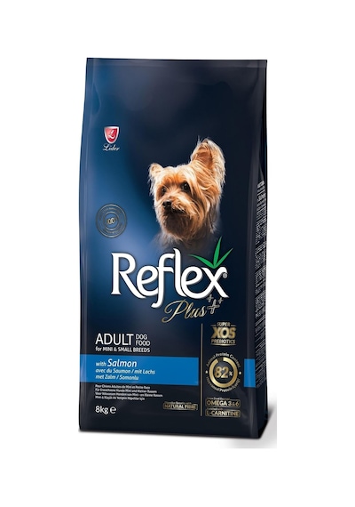 Plus Mini Ve Küçük Irklar İçin Somonlu Yetişkin Köpek Maması, Hipoalerjenik, 8 Kg