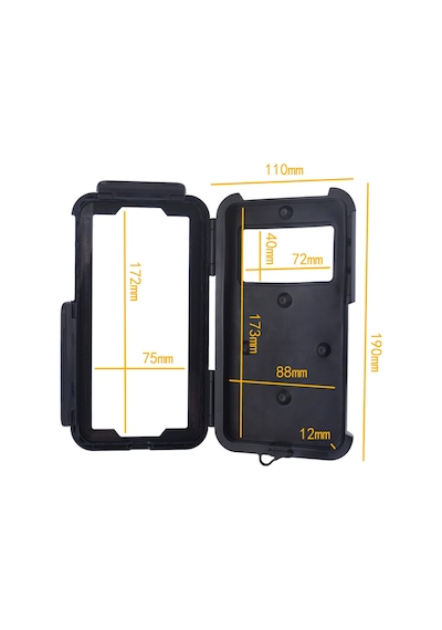 Powertec Suporte XL Model Motosiklet Bisiklet Telefon Tutucu  Su Geçirmez 5.5-7.0 inç arası