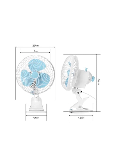 Salınımlı Kabin Vantilatör 18 cm