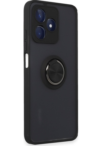 Realme C53 İçin Kamera Korumalı Yüzüklü Kılıf - Leke Tutmaz Mat Ve Dayanıklı Yapı