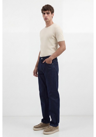 Antioch Straight Fit Erkek Jean A26y2856 Koyu Mavi