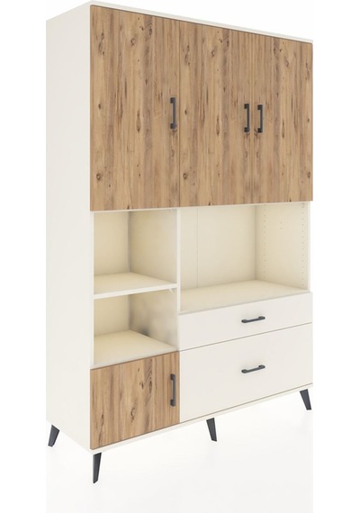Hyperion Dolap 7 Raflı 2 Çekmeceli 5 Kapaklı 132x44x195 Aytaş... Aytaşı