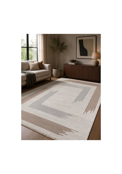 Gümüşsuyu Venita 15257 Vizon 160x230 Cm Salon , Oturma Odası Halısı Bej
