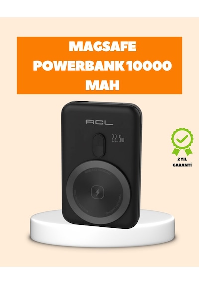 Lcd Ekranlı Kablosuz Powerbank Type C Ve Usb Çıkışlı Belirtilmemiş