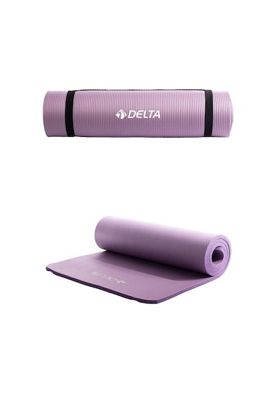 Lexroo Delta Konfor Zemin 10 Mm Taşıma Askılı Pilates Minderi Yog Lila