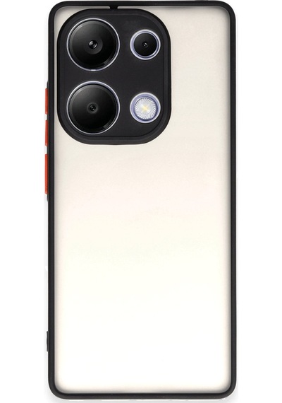 Newface Xiaomi Redmi Note 13 Pro 4g Kılıf Montreal Silikon Kapak - Siyah Siyah