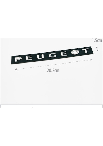 Peugeot Bagaj Yazı 3008-5008 2009 Ve 2016 Arası Modeller İçin Uyumlu
