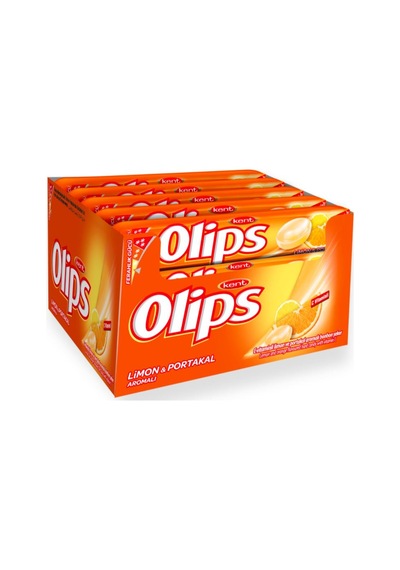 Kent Olips Limon & Portakal Aromalı Bonbon Şekerleme 24 x 28 G